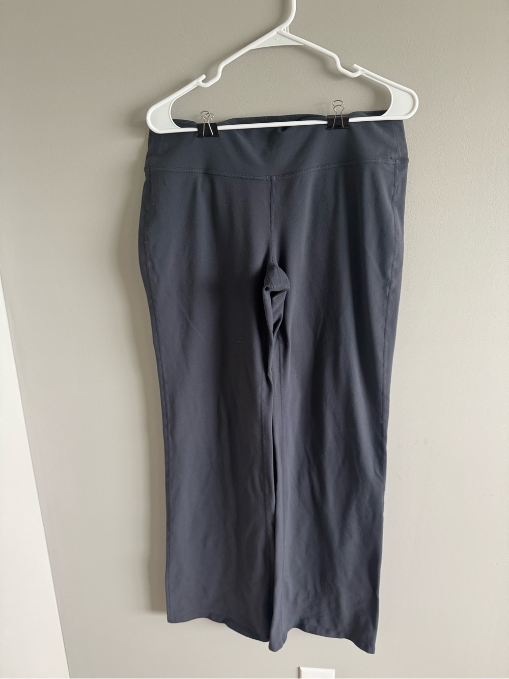 Athleta Women's Black Wide-Leg Ponte Pants